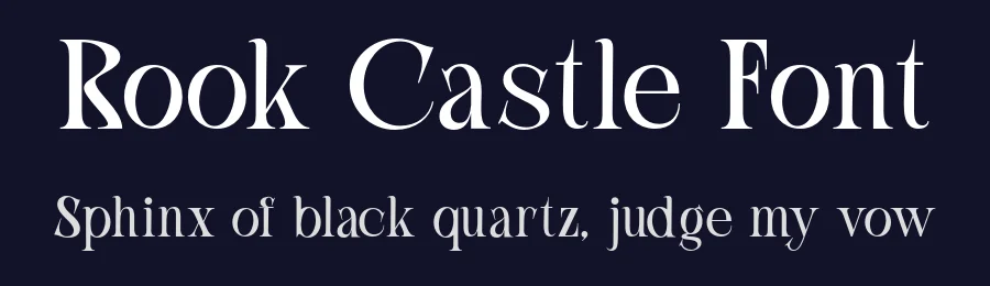 Rook Castle Font by roomspace.cl — Display Font — thumbnail 2