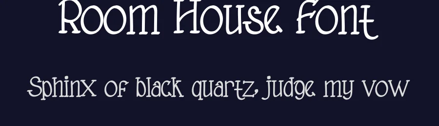 Room House Font by Cikal — Slab Serif Font — thumbnail 2