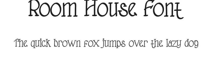 Room House Font by Cikal — Slab Serif Font