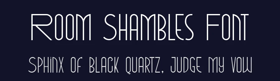 Room Shambles Font by Linecreative — Sans Serif Font — thumbnail 2