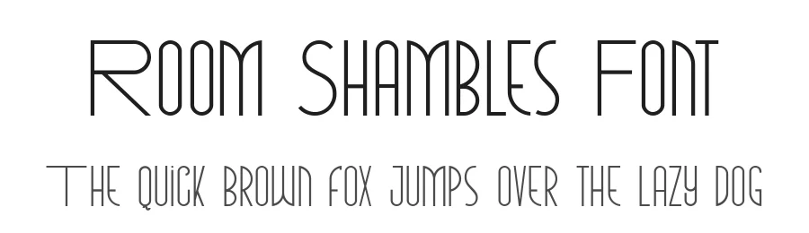 Room Shambles Font by Linecreative — Sans Serif Font