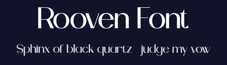 Rooven Font by Flawless And Co — Sans Serif Font — thumbnail 2