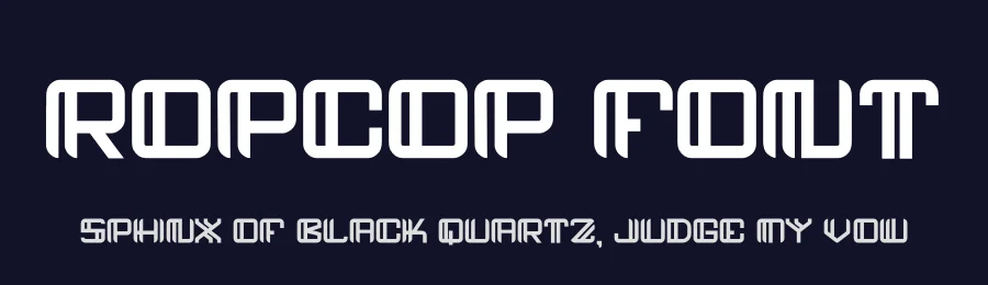 Ropcop Font by hayoyuka8 — Display Font — thumbnail 2