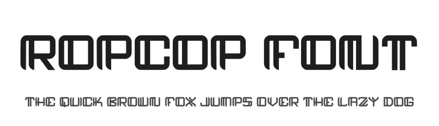 Ropcop Font by hayoyuka8 — Display Font
