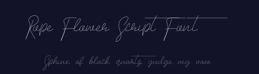 Rope Flower Script Font by andikastudio — Script Handwritten Font — thumbnail 2