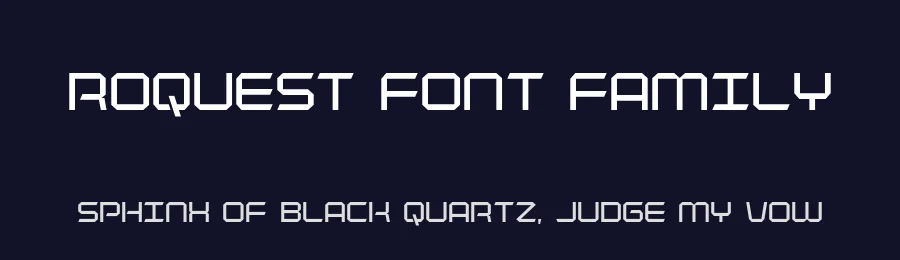 Roquest Font Family by Fikryal Studio — Display Font — thumbnail 2