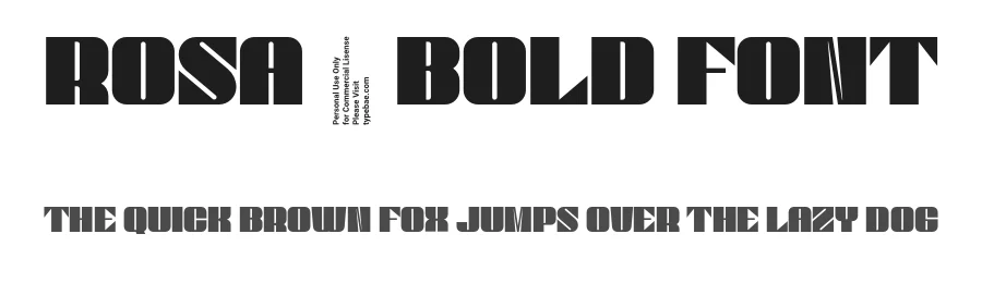 Rosa – Bold Font by Typebae — Display Font