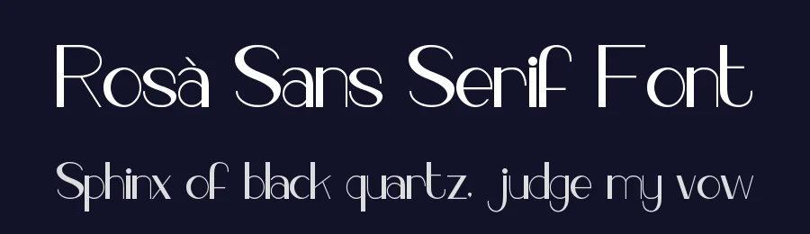 Rosà Sans Serif Font by dmletter31 — Sans Serif Font — thumbnail 2