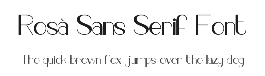 Rosà Sans Serif Font by dmletter31 — Sans Serif Font