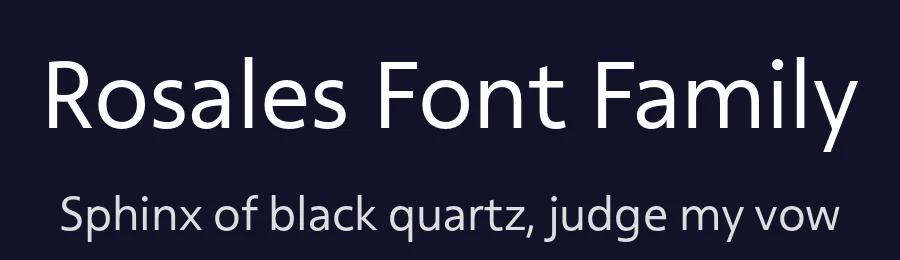 Rosales Font Family by Latinotype Mexico — Sans Serif Font — thumbnail 2