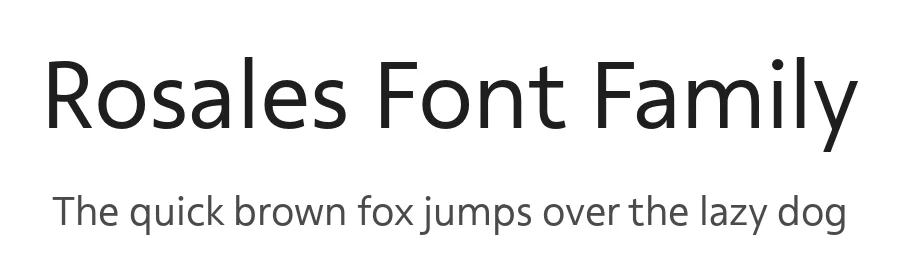 Rosales Font Family by Latinotype Mexico — Sans Serif Font