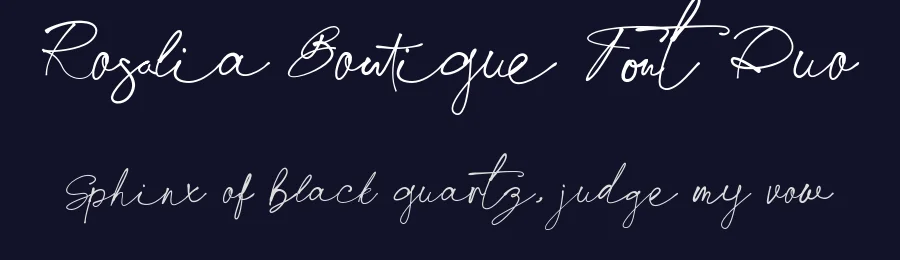 Rosalia Boutique Font Duo by AndrewPixel — Serif Font — thumbnail 2