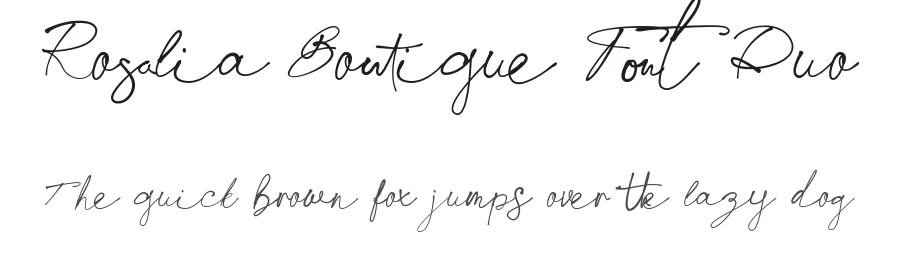 Rosalia Boutique Font Duo by AndrewPixel — Serif Font