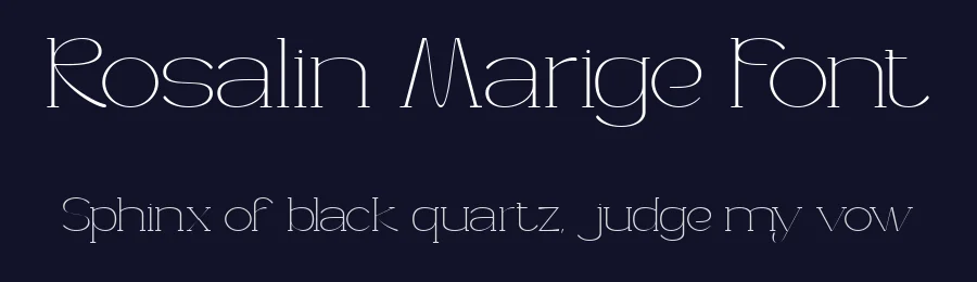 Rosalin Marige Font by Muksal Creative — Serif Font — thumbnail 2