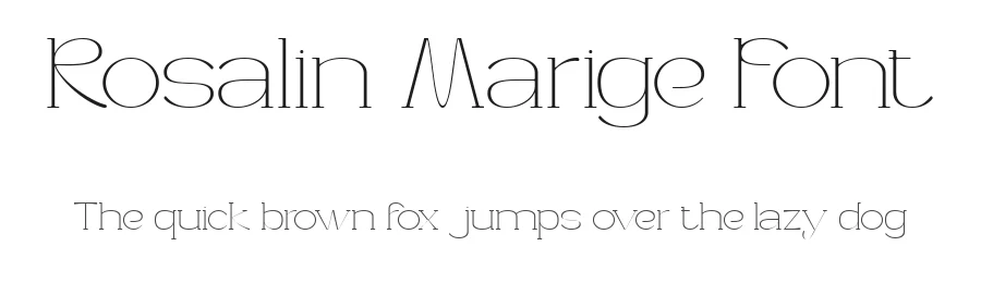 Rosalin Marige Font by Muksal Creative — Serif Font