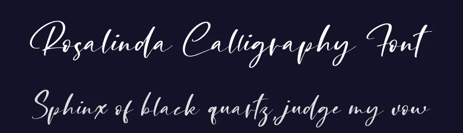 Rosalinda Calligraphy Font by letterenastudios — Script Handwritten Font — thumbnail 2