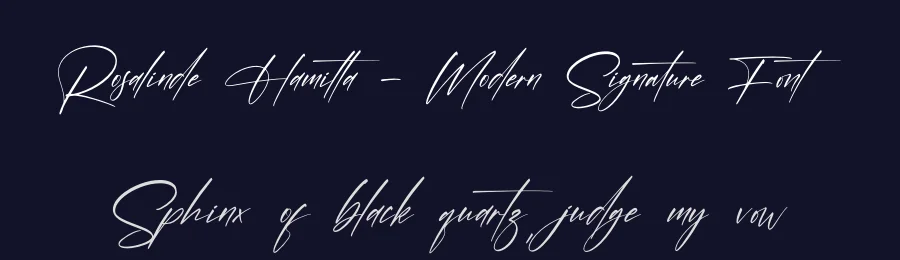 Rosalinde Hamilta – Modern Signature Font by letternity — Script Handwritten Font — thumbnail 2