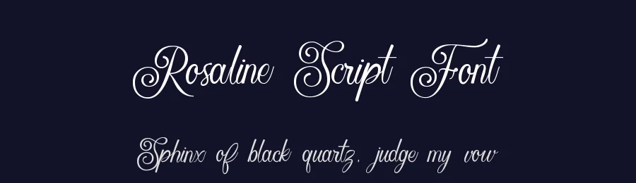 Rosaline Script Font by sizimon — Script Handwritten Font — thumbnail 2