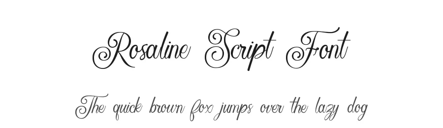 Rosaline Script Font by sizimon — Script Handwritten Font