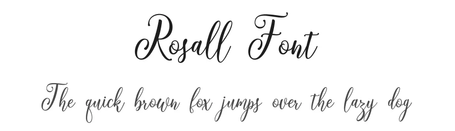 Rosall Font by Amar Lettering — Script Handwritten Font