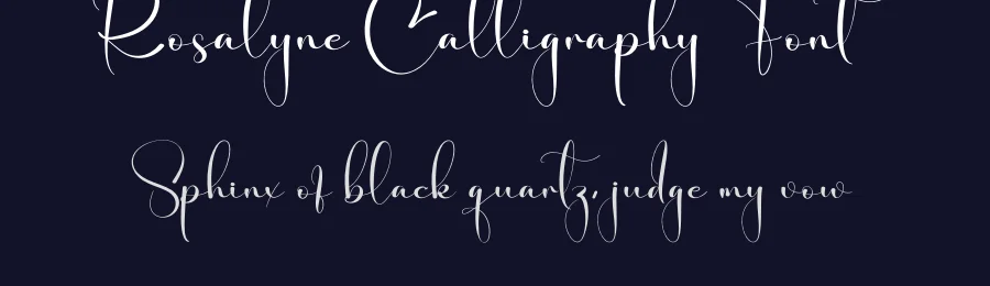Rosalyne Calligraphy Font by creativeletter — Script Handwritten Font — thumbnail 2