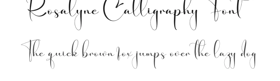 Rosalyne Calligraphy Font by creativeletter — Script Handwritten Font