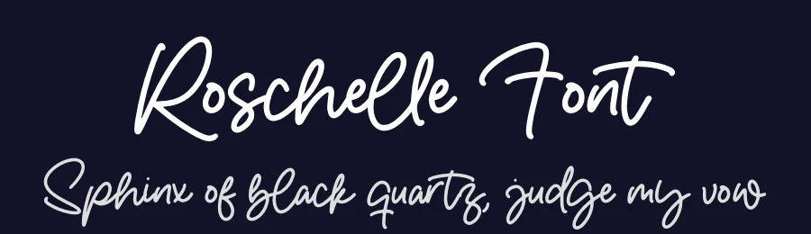 Roschelle Font by perspectype — Script Handwritten Font — thumbnail 2