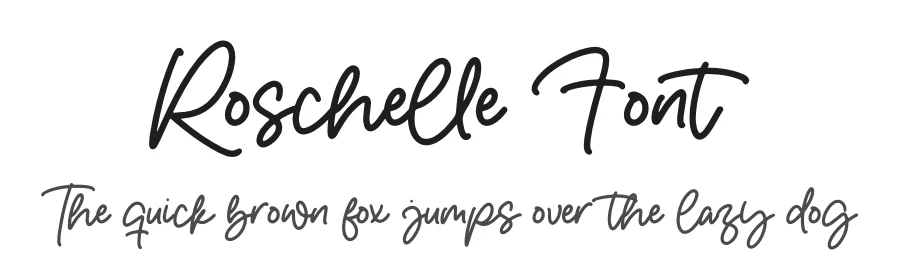 Roschelle Font by perspectype — Script Handwritten Font