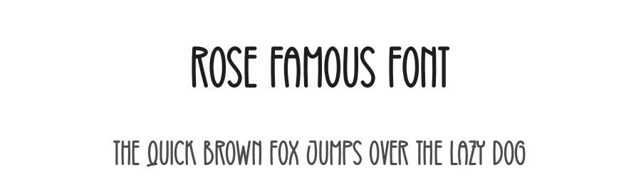 Rose Famous Font by creativeletter — Display Font