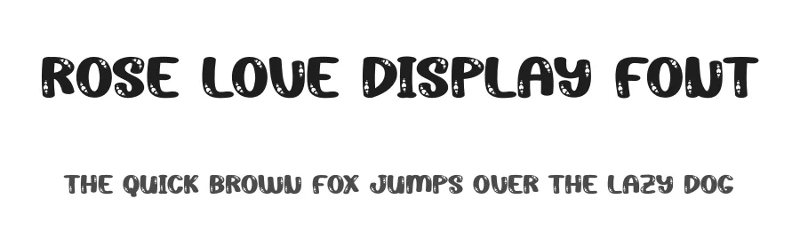 Rose Love Display Font by creativeletter — Display Font