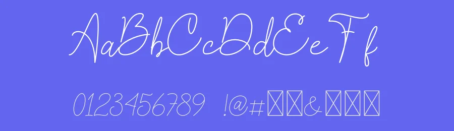 Rose Marine Cursive Tattoo Font by GraphicSauce — Decorative Font — thumbnail 3