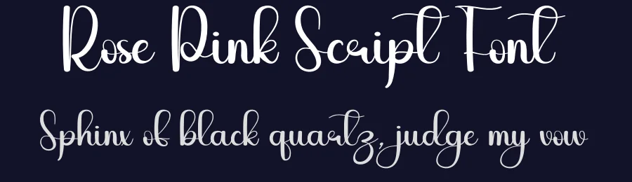 Rose Pink Script Font by andikastudio — Script Handwritten Font — thumbnail 2