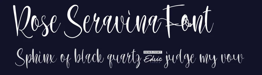 Rose Seravina Font by edricstudio — Script Handwritten Font — thumbnail 2