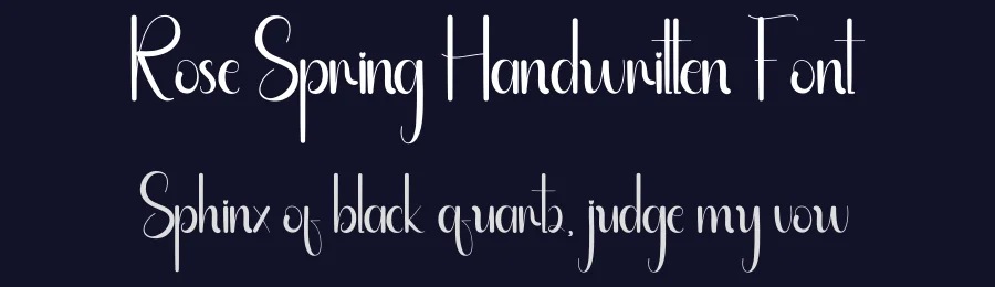 Rose Spring Handwritten Font by andikastudio — Display Font — thumbnail 2