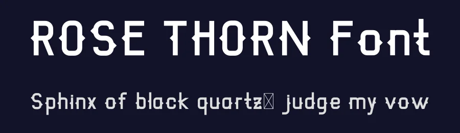 ROSE THORN Font by Anton septiawan — Display Font — thumbnail 2