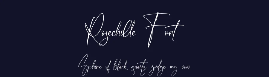 Rosechille Font by letterfabric — Script Handwritten Font — thumbnail 2