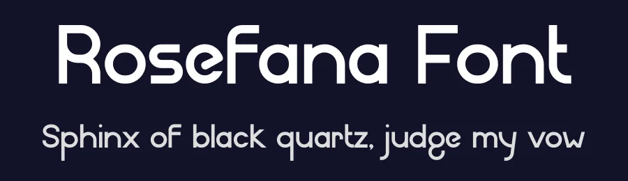 Rosefana Font by Ismunandar Rambe — Sans Serif Font — thumbnail 2