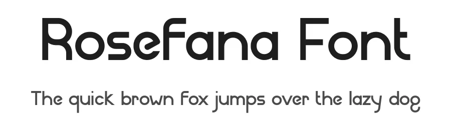 Rosefana Font by Ismunandar Rambe — Sans Serif Font