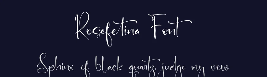 Rosefetina Font by letterfabric — Script Handwritten Font — thumbnail 2