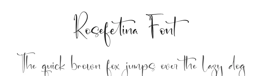 Rosefetina Font by letterfabric — Script Handwritten Font
