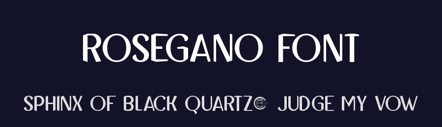 Rosegano Font by RaisProject — Display Font — thumbnail 2