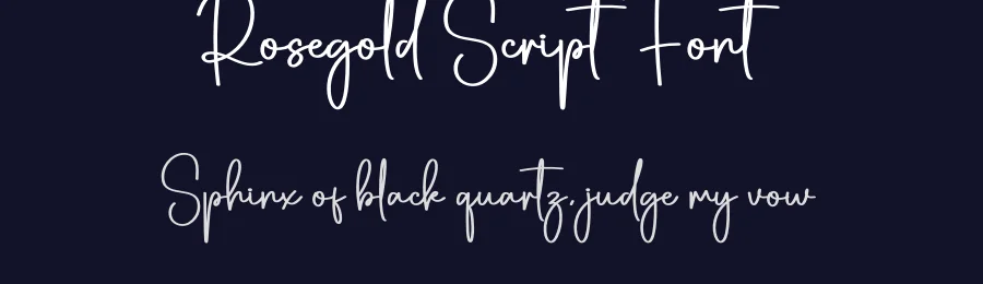 Rosegold Script Font by creativeletter — Script Handwritten Font — thumbnail 2