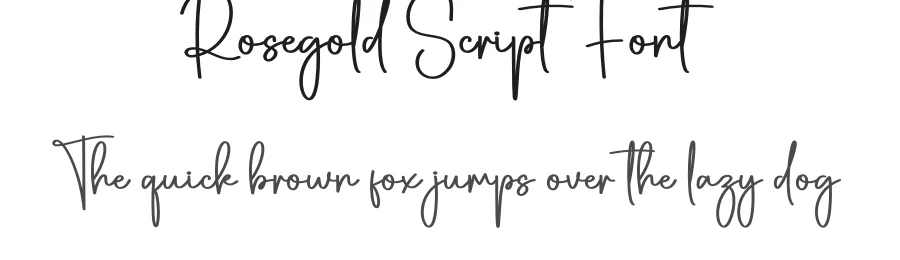 Rosegold Script Font by creativeletter — Script Handwritten Font