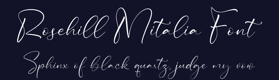 Rosehill Mitalia Font by letterfabric — Script Handwritten Font — thumbnail 2