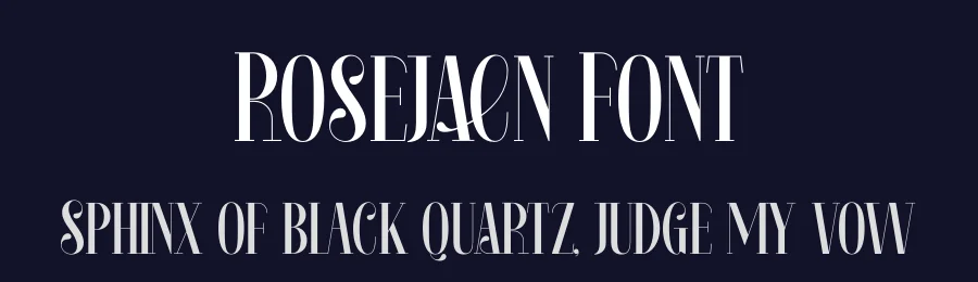 Rosejacn Font by timelesstype.co — Serif Font — thumbnail 2