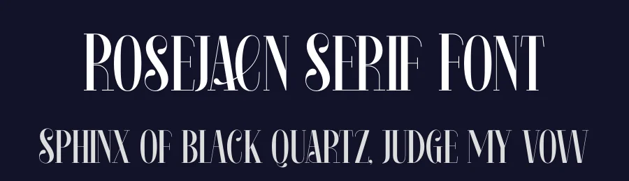Rosejacn Serif Font by timelesstype.co — Serif Font — thumbnail 2
