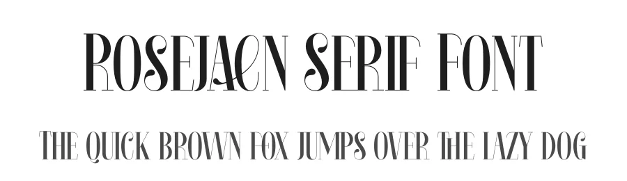 Rosejacn Serif Font by timelesstype.co — Serif Font