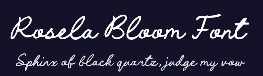 Rosela Bloom Font by Timur type — Serif Font — thumbnail 2