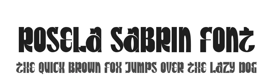 Rosela Sabrin Font by SlideShoot — Display Font