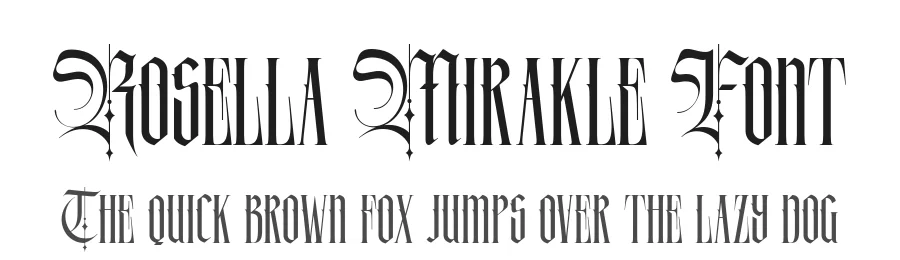 Rosella Mirakle Font by alit design — Script Handwritten Font